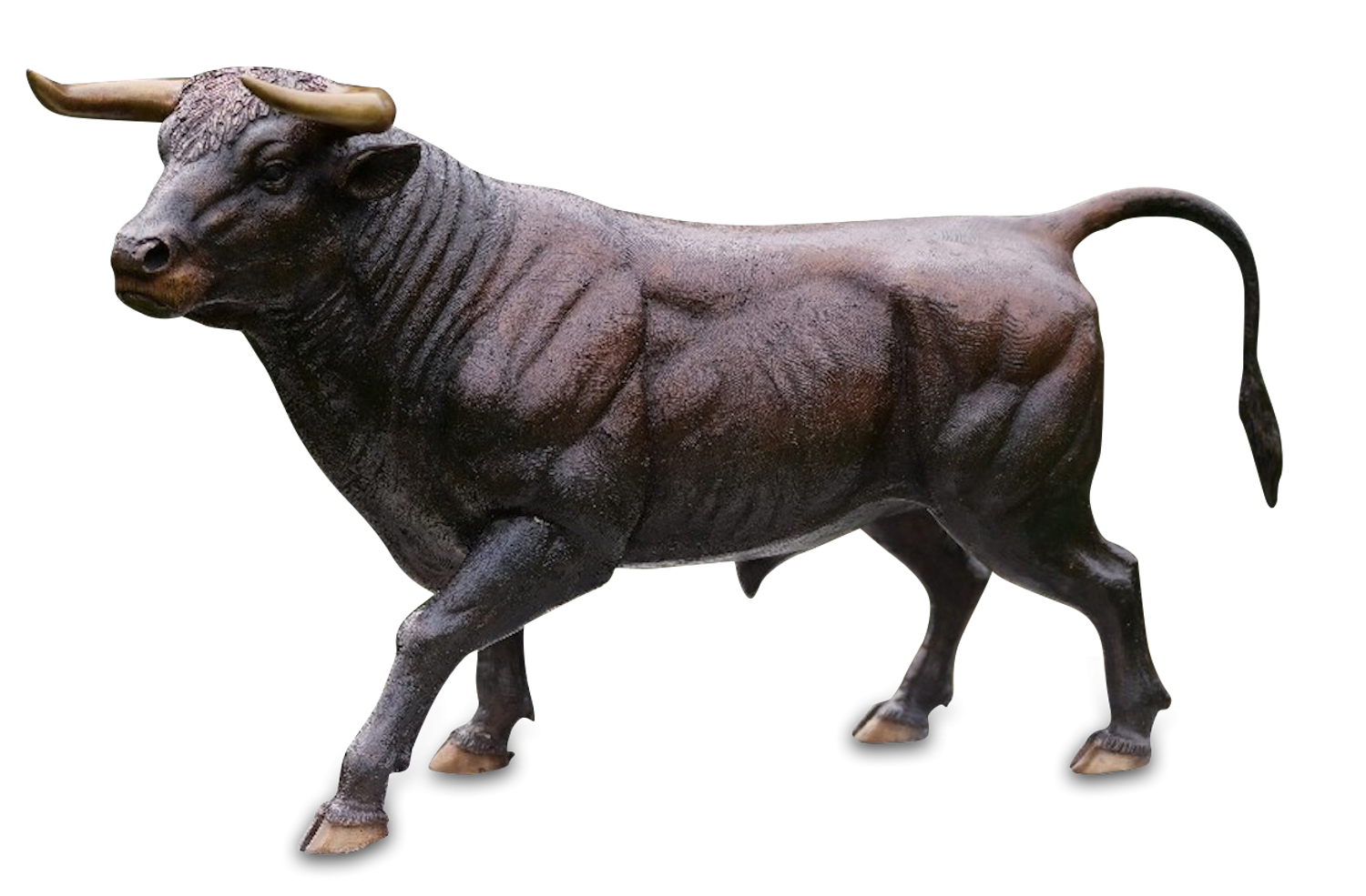 Bronzefigur Rind Stier Bulle SAMMY Bronzetier Bronzebulle